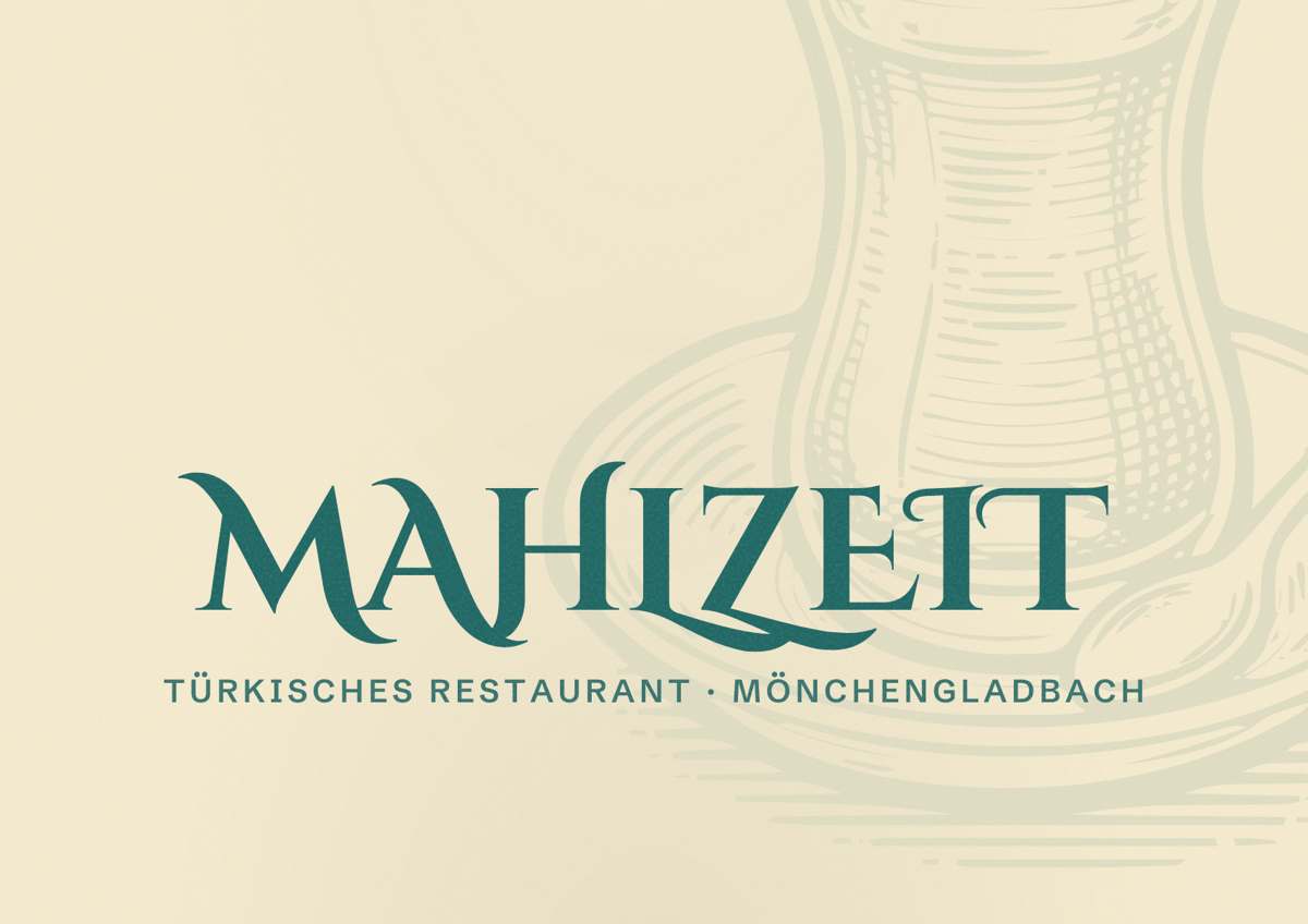 Illustriertes Poster von Mahlzeit, Türkisches Restaurant in Mönchengladbach