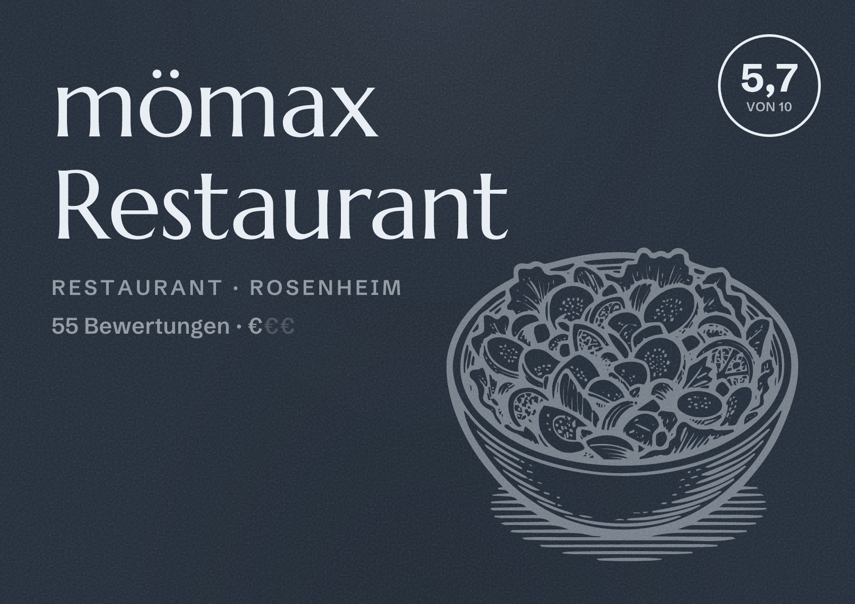 🍽️ mömax Restaurant Rosenheim • Speisekarte, Preise, Fotos und Bewertungen
