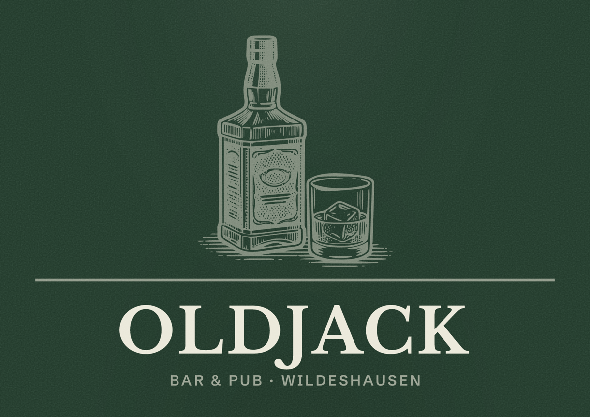 Illustriertes Poster von OldJack, Bar & Pub in Wildeshausen
