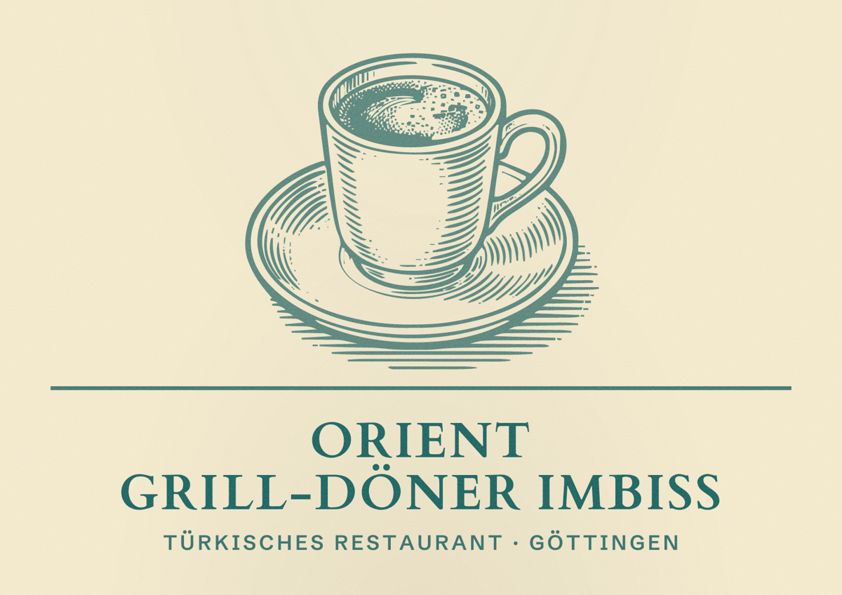 Illustriertes Poster von Orient Grill-Döner Imbiss, Türkisches Restaurant in Göttingen