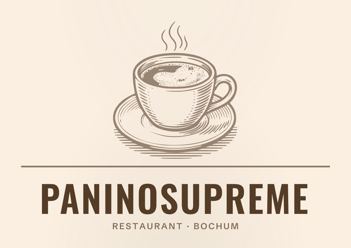 Illustriertes Poster von PaninoSupreme, Restaurant in Bochum