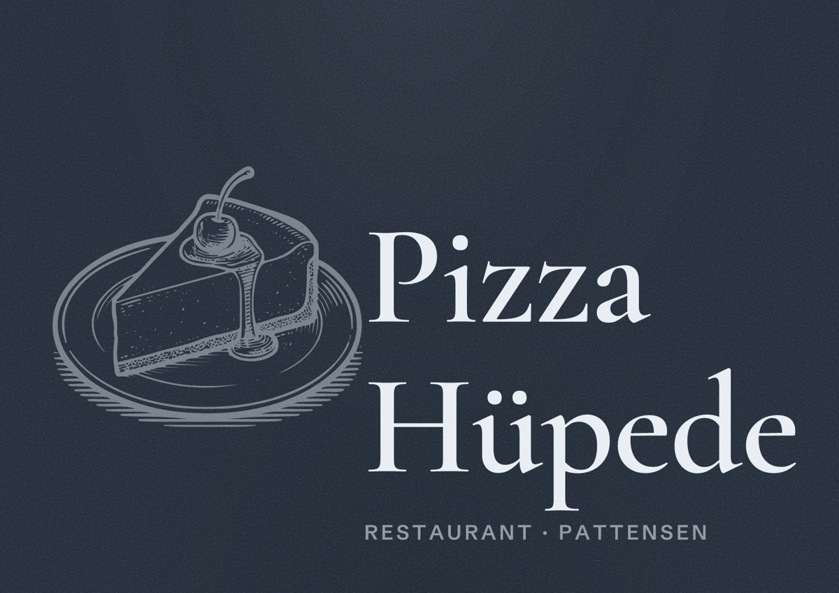 Illustriertes Poster von Pizza Hüpede, Restaurant in Pattensen