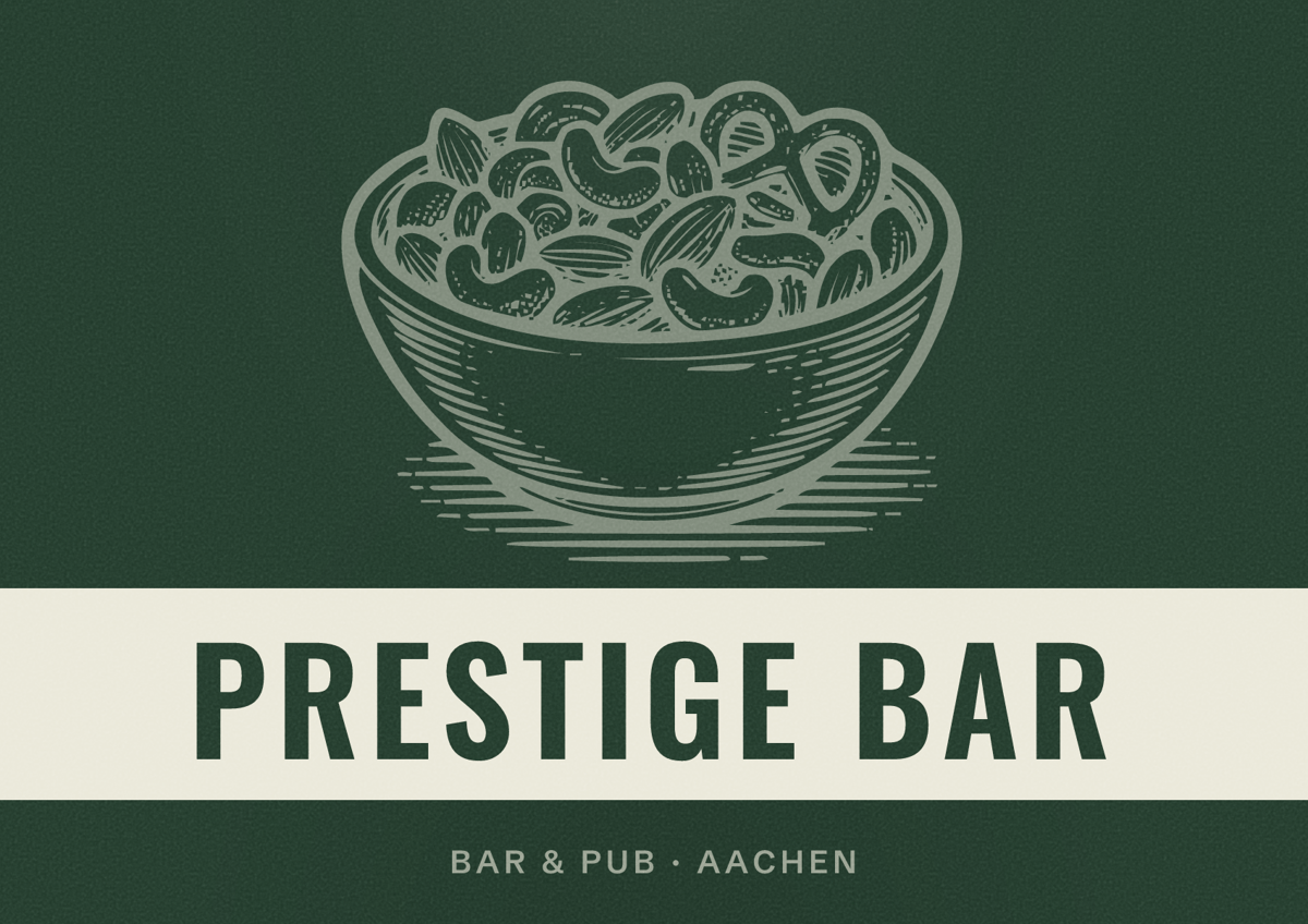 Illustriertes Poster von Prestige Bar, Bar & Pub in Aachen