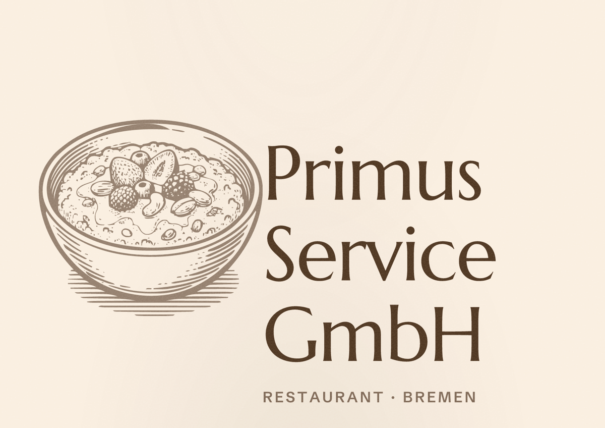 Illustriertes Poster von Primus Service GmbH, Restaurant in Bremen