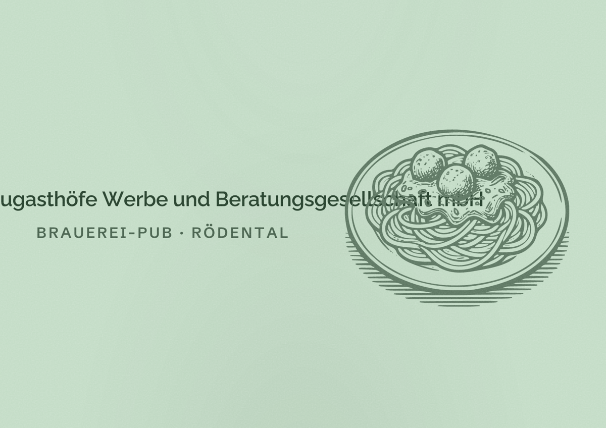 Illustriertes Poster von Private Braugasthöfe Werbe und Beratungsgesellschaft mbH, Brauerei-Pub in Rödental