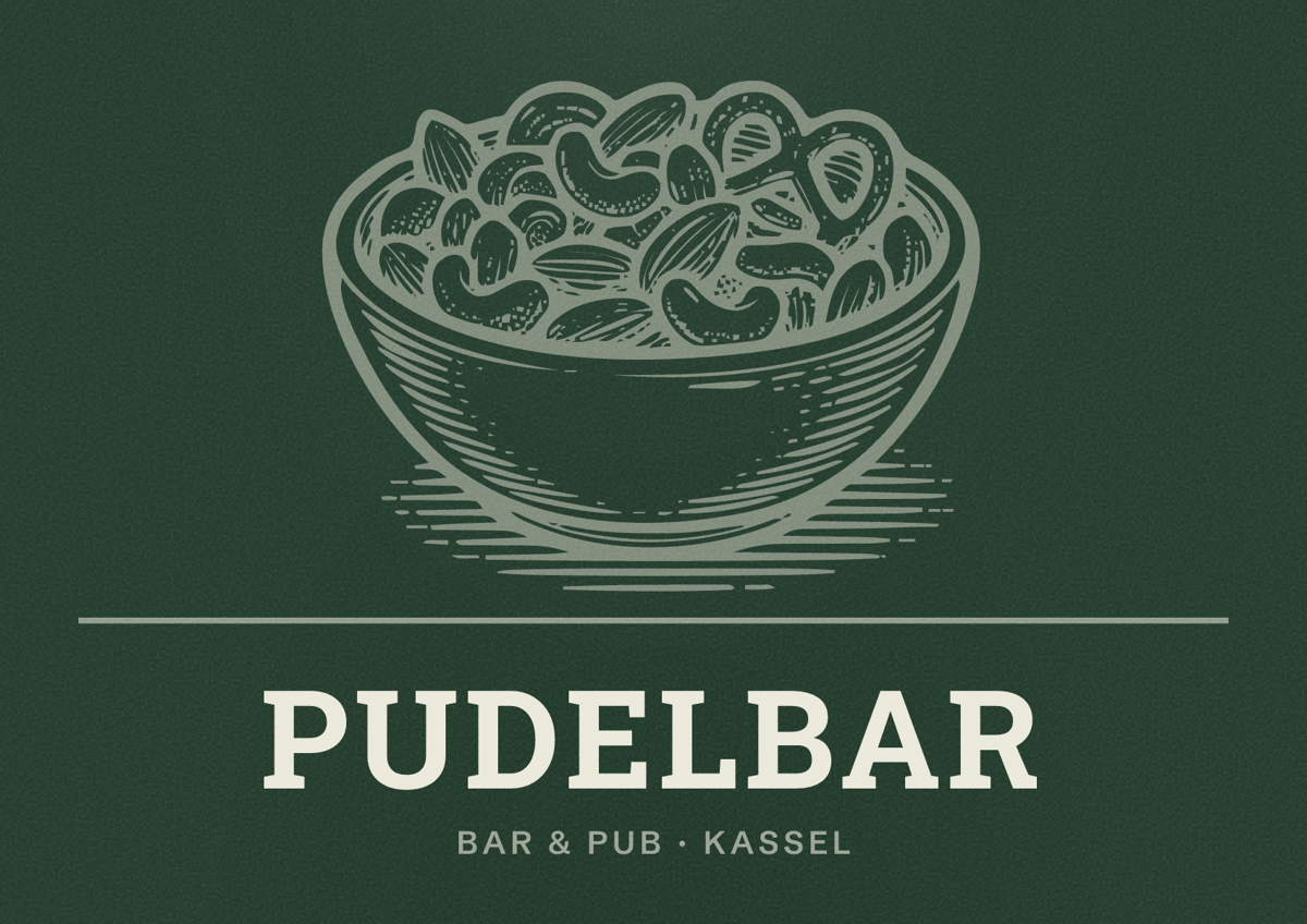 Illustriertes Poster von Pudelbar, Bar & Pub in Kassel