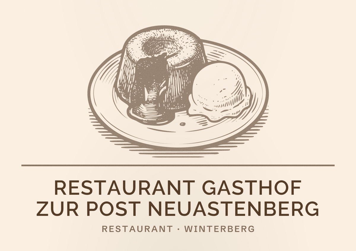 Illustriertes Poster von Restaurant Gasthof zur Post Neuastenberg, Restaurant in Winterberg