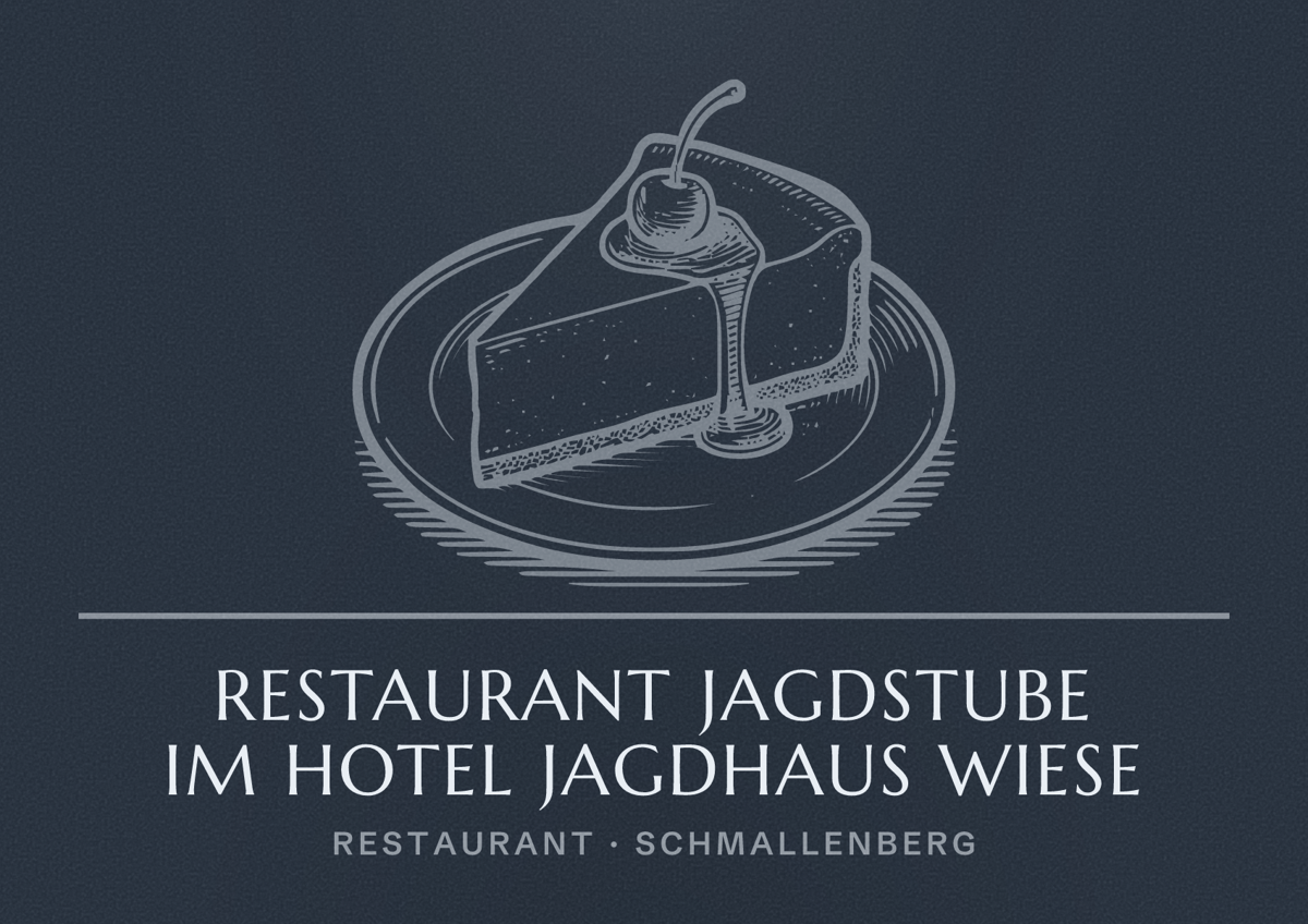 Illustriertes Poster von Restaurant Jagdstube im Hotel Jagdhaus Wiese, Restaurant in Schmallenberg
