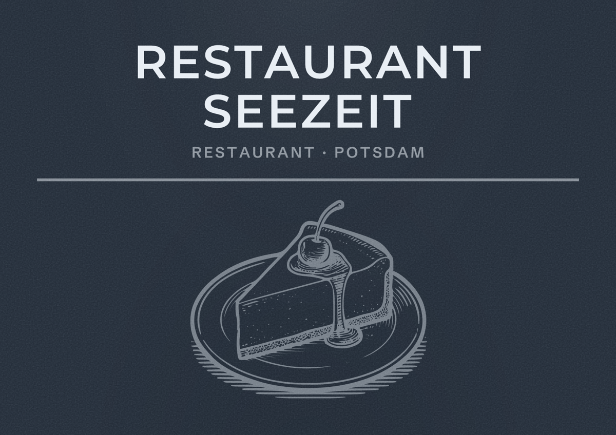 Illustriertes Poster von Restaurant SEEZeit, Restaurant in Potsdam