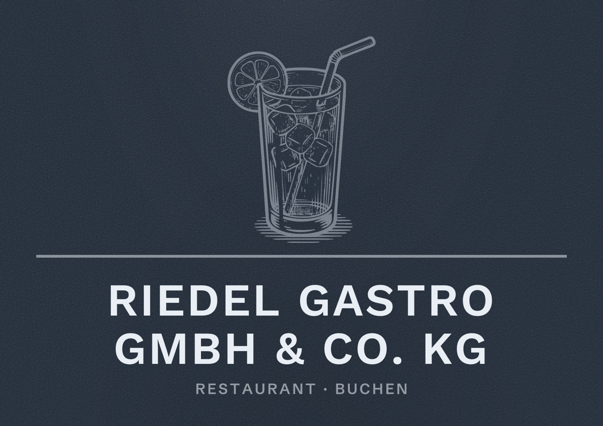 Illustriertes Poster von RIEDEL Gastro GmbH & Co. KG, Restaurant in Buchen