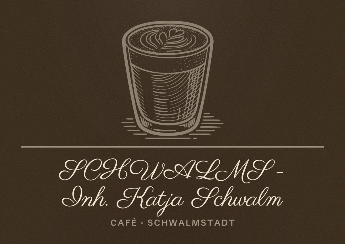 Illustriertes Poster von SCHWALMS - Inh. Katja Schwalm, Café in Schwalmstadt
