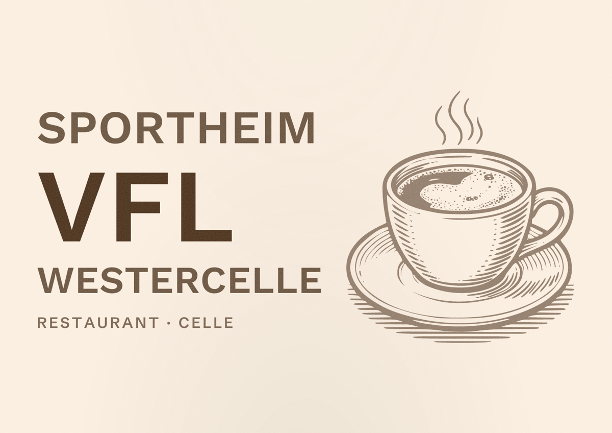 Illustriertes Poster von Sportheim VfL Westercelle, Restaurant in Celle