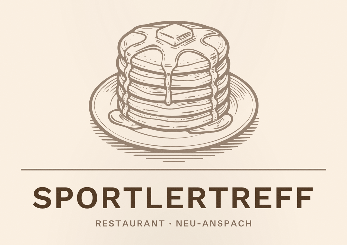 Illustriertes Poster von Sportlertreff, Restaurant in Neu-Anspach