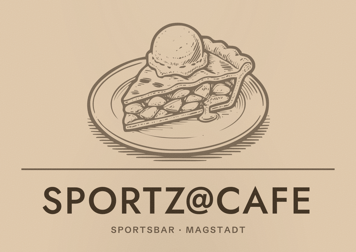 Illustriertes Poster von Sportz@Cafe, Sportsbar in Magstadt