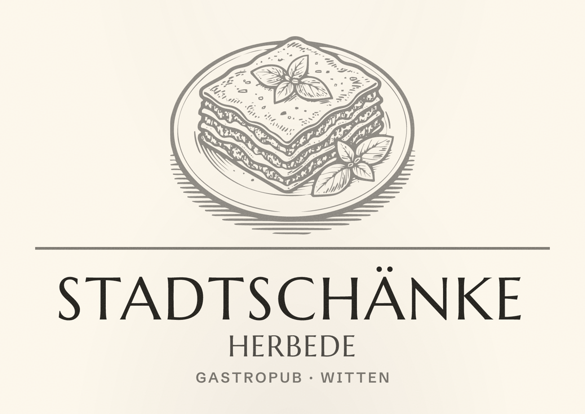 Illustriertes Poster von Stadtschänke Herbede, Gastropub in Witten