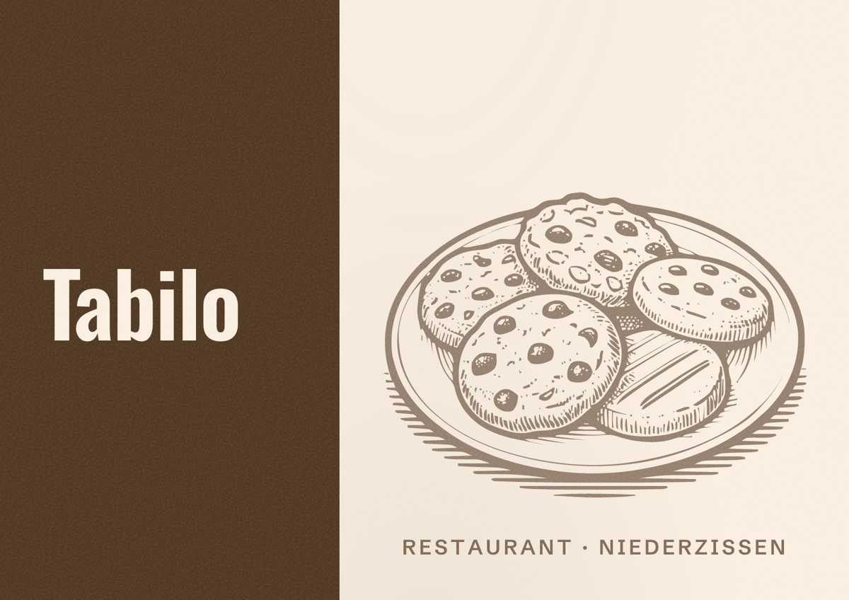 Illustriertes Poster von Tabilo, Restaurant in Niederzissen