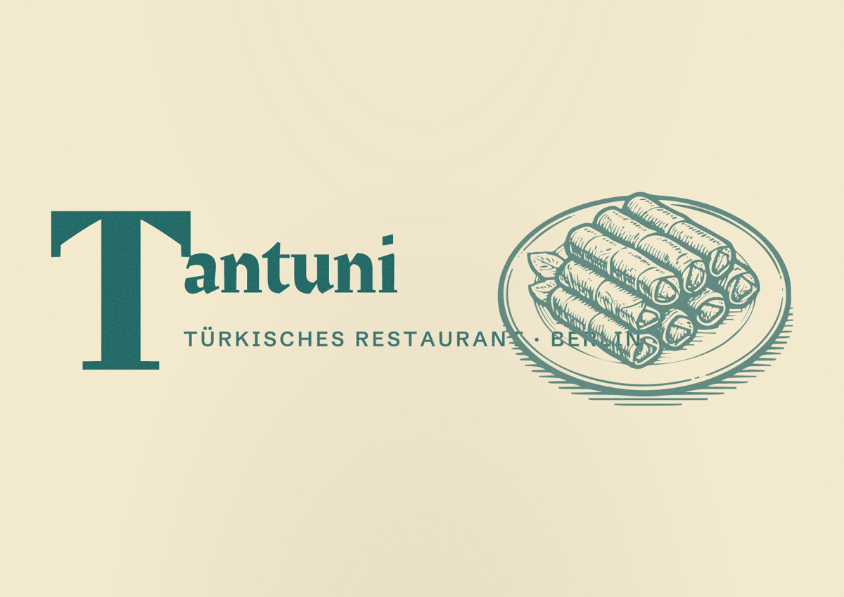 Illustriertes Poster von Tantuni, Türkisches Restaurant in Berlin