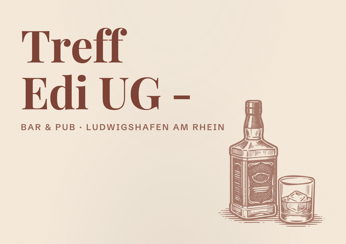 Illustriertes Poster von Treff Edi UG -, Bar & Pub in Ludwigshafen am Rhein