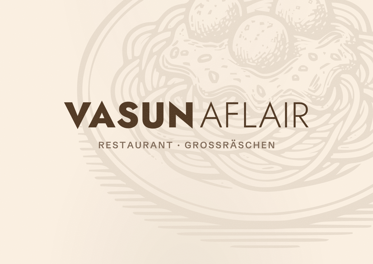 Illustriertes Poster von VASUNAflair, Restaurant in Großräschen