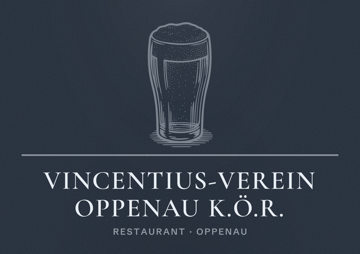 Illustriertes Poster von Vincentius-Verein Oppenau K.ö.R., Restaurant in Oppenau