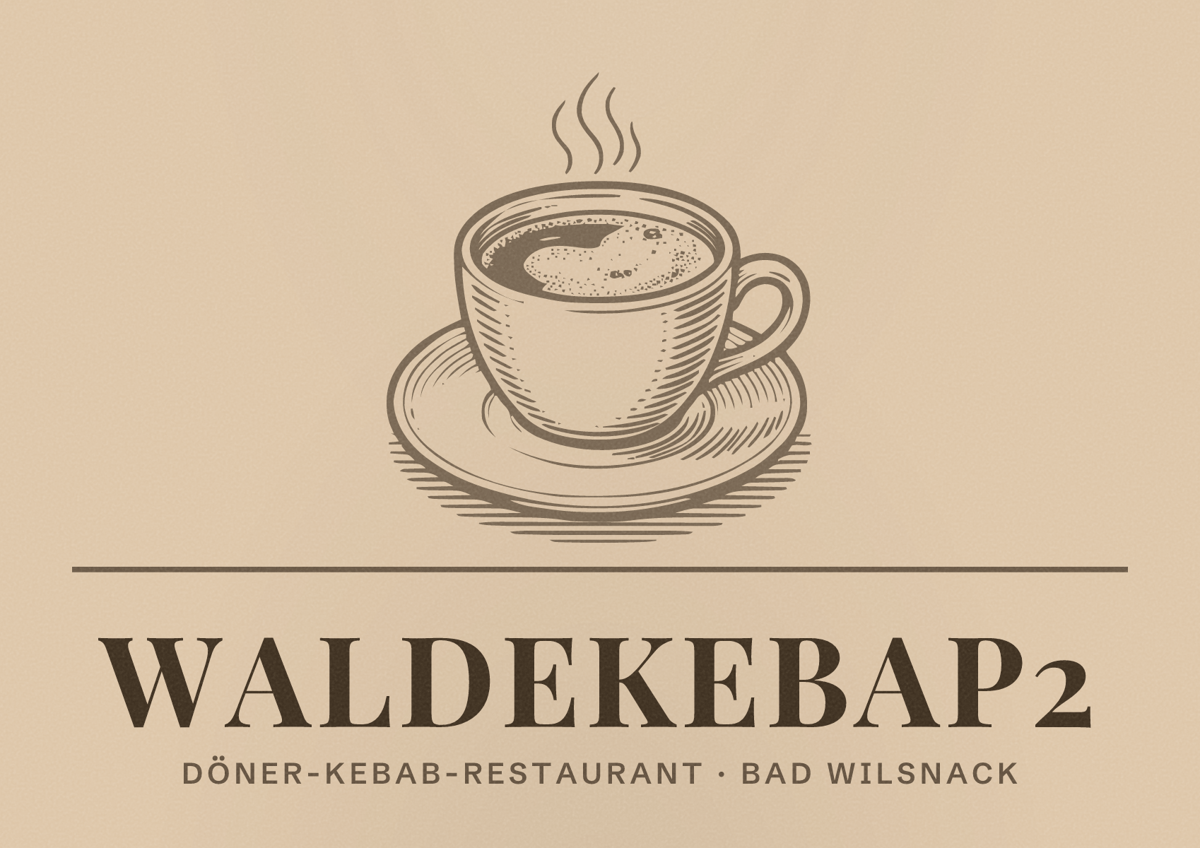 Illustriertes Poster von Waldekebap2, Döner-Kebab-Restaurant in Bad Wilsnack