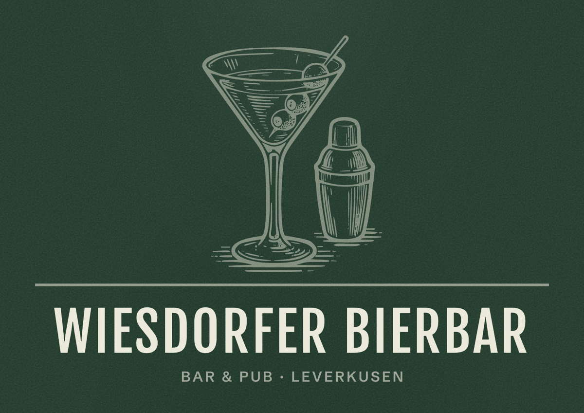 Illustriertes Poster von Wiesdorfer Bierbar, Bar & Pub in Leverkusen