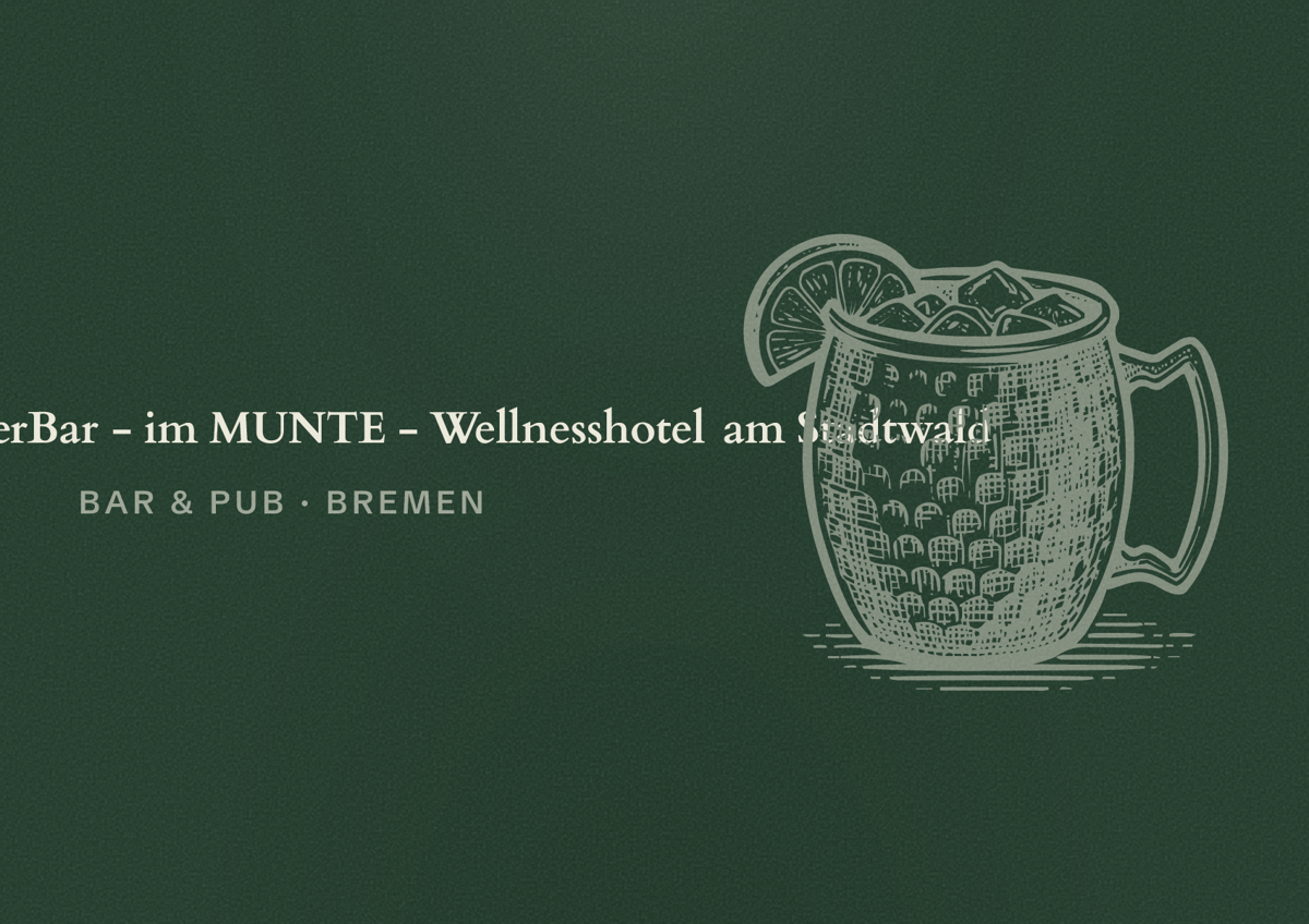 Illustriertes Poster von ZartBitterBar - im MUNTE - Wellnesshotel am Stadtwald, Bar & Pub in Bremen