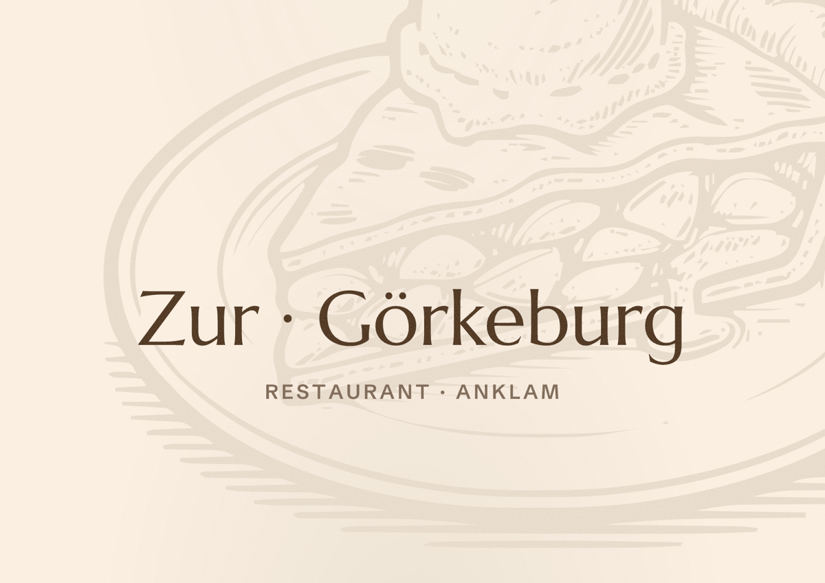 Illustriertes Poster von Zur Görkeburg, Restaurant in Anklam
