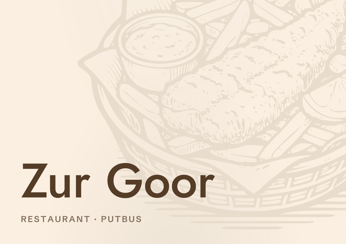 Illustriertes Poster von Zur Goor, Restaurant in Putbus