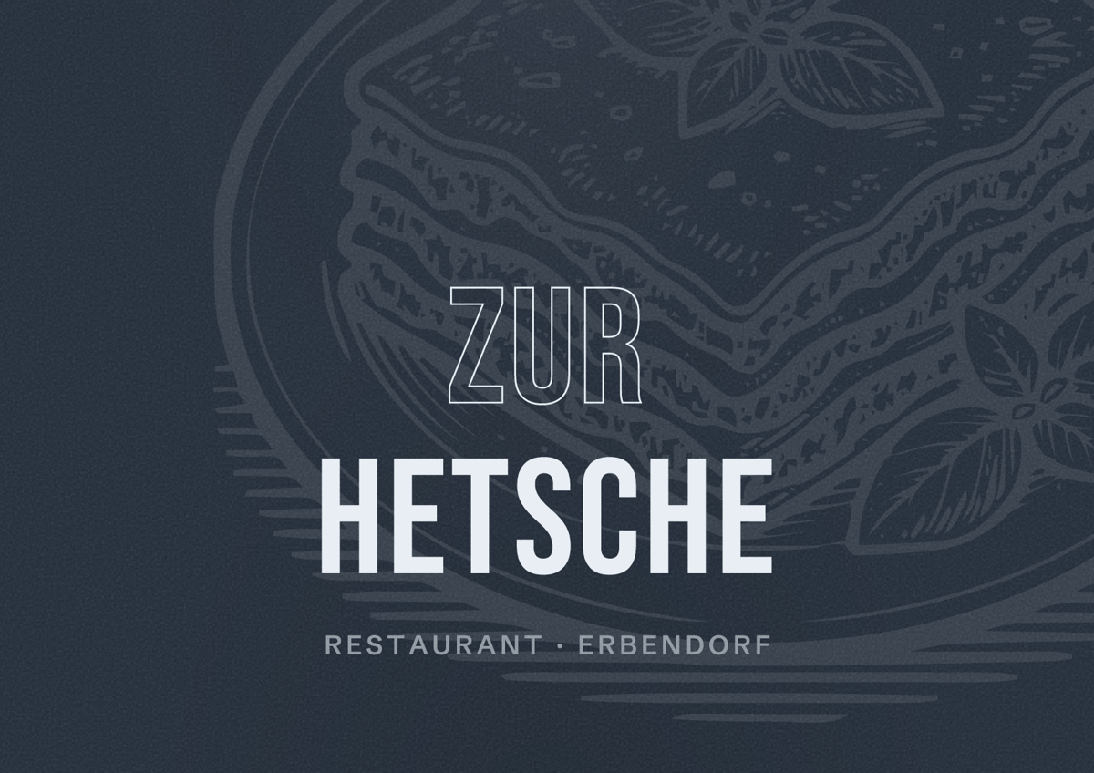 Illustriertes Poster von Zur Hetsche, Restaurant in Erbendorf
