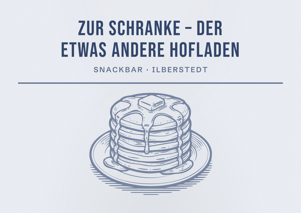 Illustriertes Poster von Zur Schranke – der etwas andere Hofladen, Snackbar in Ilberstedt