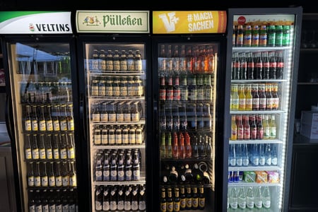 Biergarten Pause beim Bauern