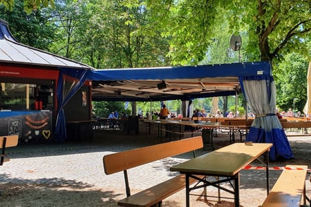 Biergarten Zum Blauen Affen