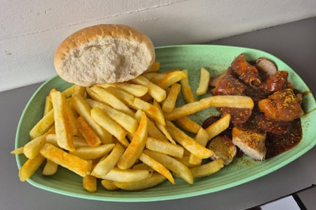 Grill snack at the traffic circle