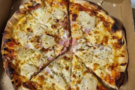 My Himmo's döner pizza Hamburgern