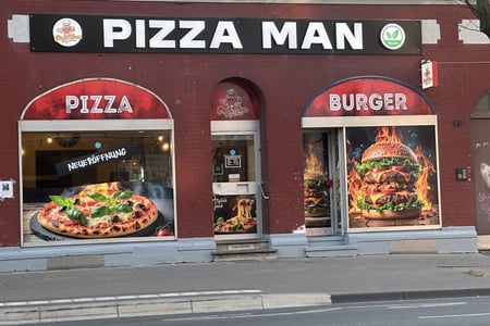 Pizza Man und Burger-Man