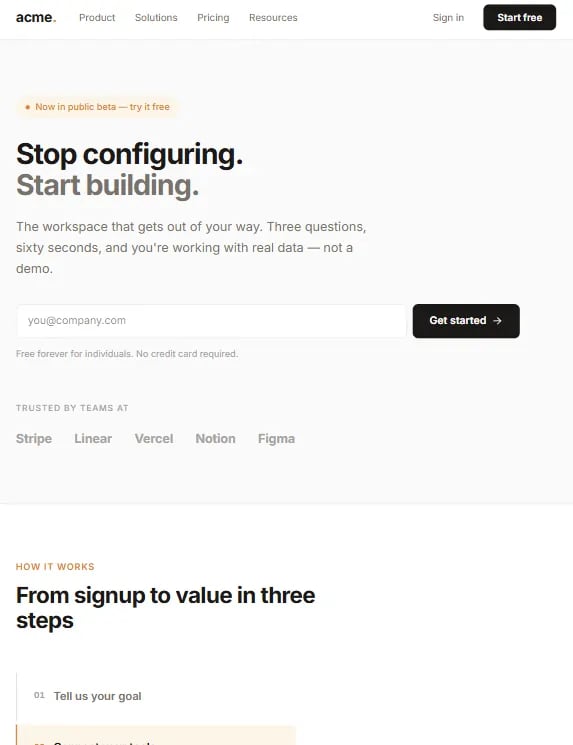 Bold Edge design preview