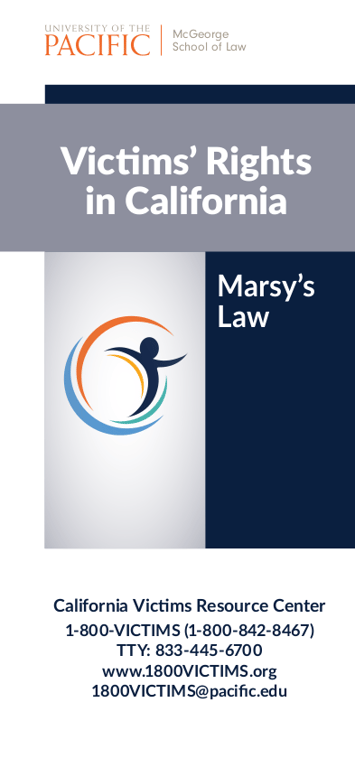 CVRC | California Victims Resource Center