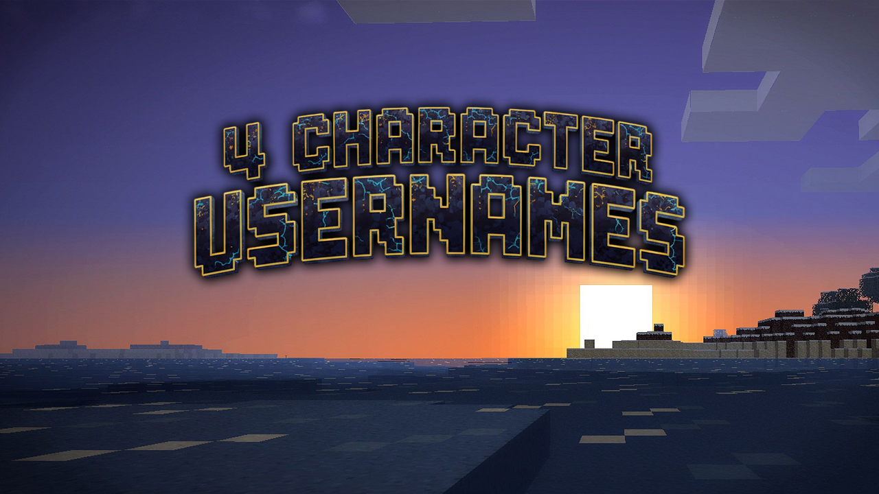 Minecraft 4 Letter Usernames Full Access