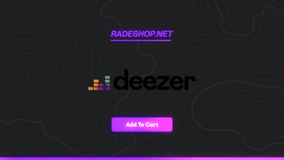✧ DEEZER PREMIUM ACCOUNT 1 YEAR