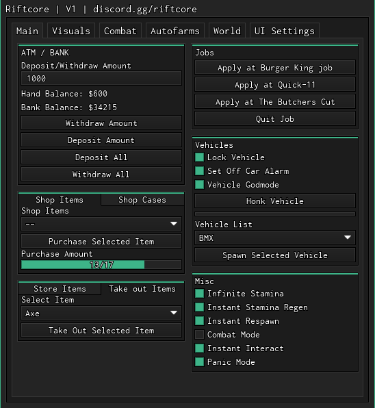 Riftcore Script Hub