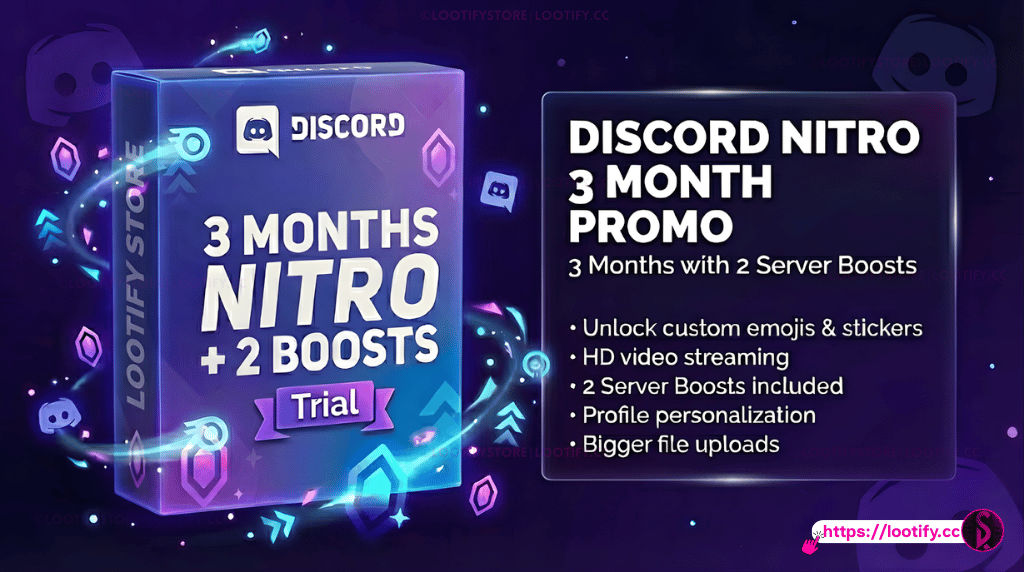 3 Months Discord Nitro [Promo]