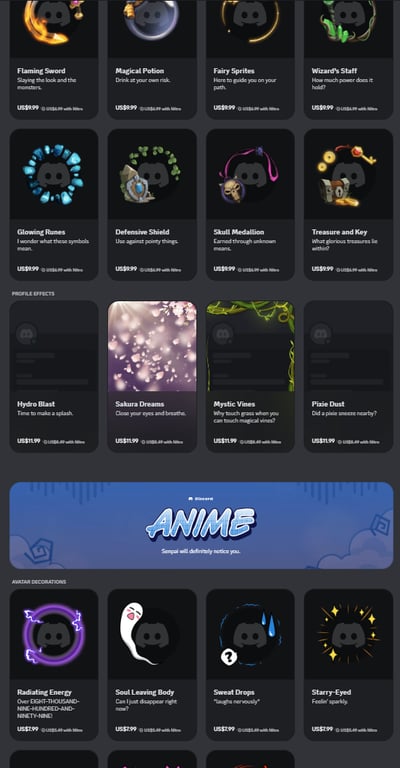 Discord Random Decorations
