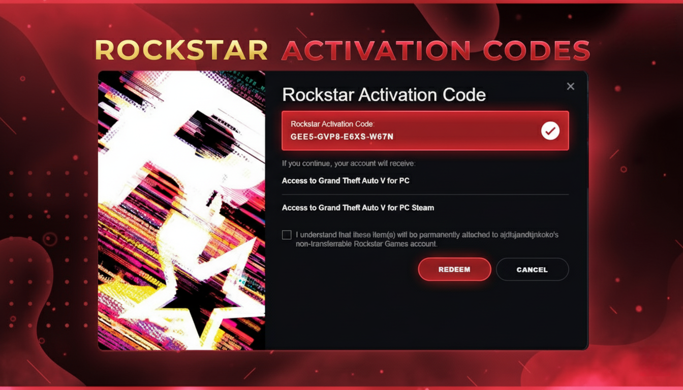 Rockstar Activation Codes