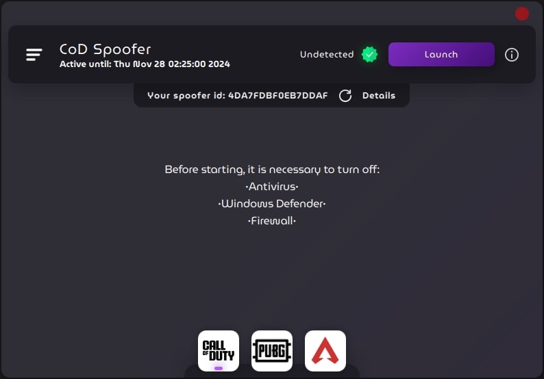 Deathless Infinite Call of Duty Temp HWID Spoofer