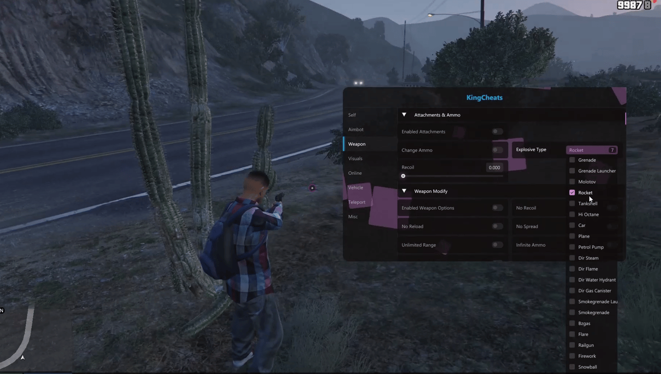 FiveM Menu Internal [Space] KingCheats