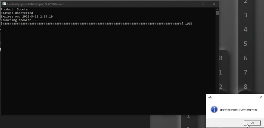 Exodus Temp Spoofer