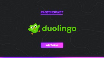 ✧ DUOLINGO PREMIUM ACCOUNT 1 YEAR