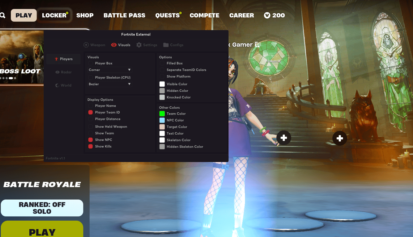 Fortnite public external