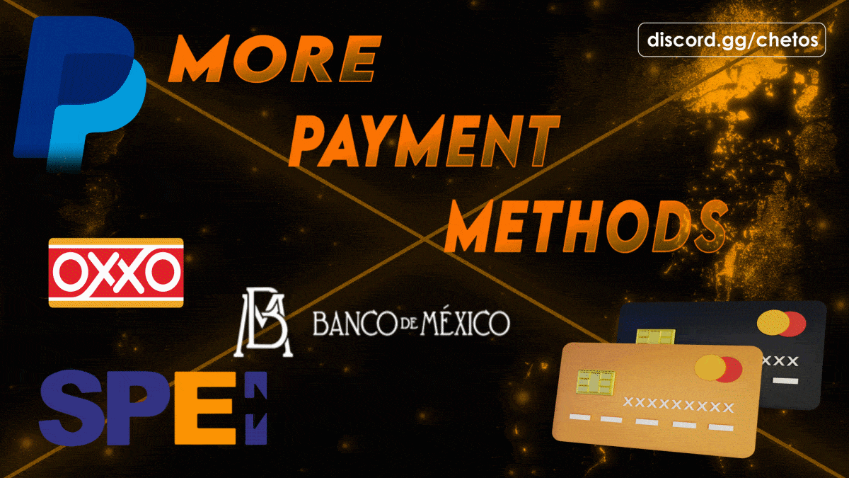 More Payment Methods Via Discord